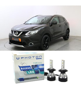 Nissan Qashqai J11 Led Xenon Uzun Far Ampulü H7 Access Yeni Seri Beyaz 2014+