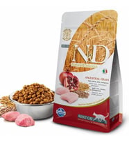 ND Düşük Tahıllı Tavuk Nar Yetişkin Kedi Maması 1,5 Kg