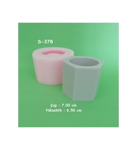 Altıgen Saksı Silikon Kalıp