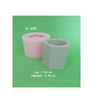 Altıgen Saksı Silikon Kalıp