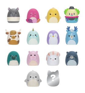 Squish-a-longs 14 Figür + Yüzük Set Seri 2 AL0030