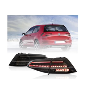 vw golf 7 uyumlu 7.5 dizayn kayar sinyal füme ledli stop