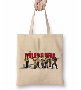 The Walking Dead Simpsonized Bez Çanta Uzun Saplı