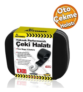 Araba Araç Otomobil Oto Spanzet Çeki Halatı Çantalı Lüx Tip 3 TON