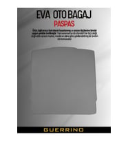 BMW-7 SERİSİ-E66-LONG-(2003-2009) İÇİN EVA BAGAJ HAVUZU
