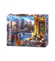Star Oyun Uyumayan Şehir Brooklyn 2000 Parça Puzzle