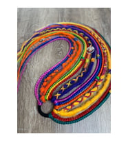 Rasta Mix Afrika Örgü Toka 16lı 50 Cm - Rengarenk