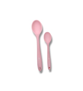 2'li silikon kaşık seti (20 - 27,5 cm) PEMBE
