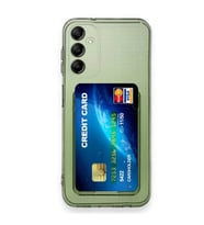 Samsung Galaxy A16 5g Kılıf Kart Şeffaf Silikon - Şeffaf