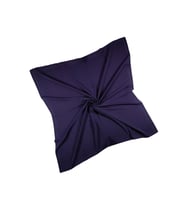 Mısırlı Eşarpları Medine Ipeği Büyük Boy Eşarp 110x110 Cm (Koyu Mor)