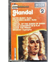 (Plak Değildir KASET tir) Handel Favourite Composers: Vol.2 Classic Kaset