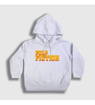 Presmono Unisex Çocuk Beyaz Logo Film Pulp Fiction Kapüşonlu Sweatshirt 248559tt (Beyaz)
