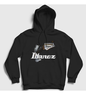 Presmono Unisex Siyah Guitar Gitarist Hediye Ibanez Kapüşonlu Sweatshirt 548897tt