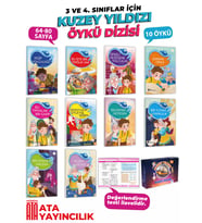 3 ve 4. Sınıflar İçin Kuzey Yıldızı 10 Kitaplık Kutulu Hikaye Kitabı Seti - Okumayı Sevdiren - Değerlendirme Kitapçığı İlaveli - Öğretmen Tavsiyeli - Okuma Alışkanlığı Kazandıran - En Hikaye