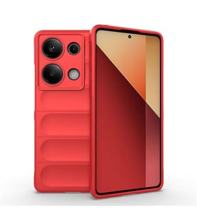 Coverzone Xiaomi Redmi Note 13 Pro 4G ?le Uyumlu K?l?f TPU Oyuklu Arka Y�zey Z-Etnik Esnek Silikon Kapak Redmi Note 13 Pro 4G i�in O-tto Prime Silikon K?l?f K?rm?z?