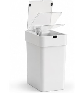 Hareket Sensörlü Çöp Kovası, Banyo Çöp Kovası, Çocuk Odası Çöp Sepeti, Çöp Kutusu, (2 adet 1.5 V AA pil, piller pakete dahil değildir) 9 Litre - 15x22x32 cm