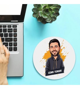 Kişiye Özel Havalı Sevgilim Karikatürlü Mousepad