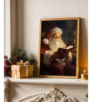 Çerçevesiz Poster Noel Baba'nın Hikayesi (Çok Renkli)