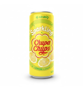 Chupa Chups Lemon Flavoured Sparkling Drink 330ml