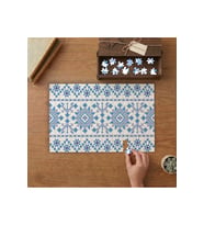Ukrayna Motif Desenleri Tasarımı 240 parça Ahşap Puzzle Ahşap Kutuda MP01408