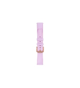 Fro LW38-43 20 mm Hakiki Deri Düz Pembe Kordon Gold Toka