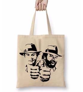 Bud Spencer And Terence Hıll Bez Çanta Uzun Saplı