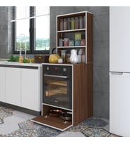 Kenzlife ankastre fırın dolabı bengisu cvz 165*60*56 mutfak kapaklı