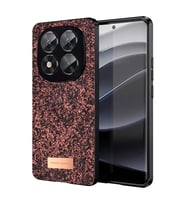Onegif Xiaomi Redmi Note 14 Pro 5g Bright Simli Kapak - Derin Mor