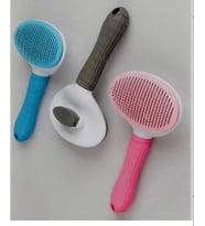 PufiVet Otomatik Basmalı Delux Kedi Köpek Tarağı