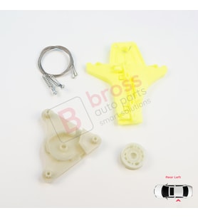 VW Passat B6 3C2 3C5 B7 362 365 2010-2015 4/5 Kapı 3C4839755 İçin Arka Sol Kapı Cam Kriko Seti