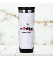 Veterinerlere Hediye İsme Özel Termos Bardak