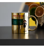 Fizik Öğretmenine Hediye Gold Kupa Bardak