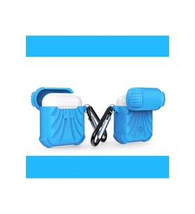 Apple Airpods Uyumlu Kılıf Zore Airbag 01 Silikon (Mavi)