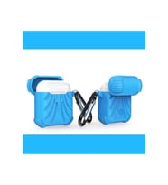 Apple Airpods Uyumlu Kılıf Zore Airbag 01 Silikon (Mavi)