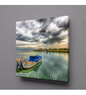 AYVALIK KANVAS TABLO 30x30cm (Karışık)