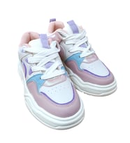 Cool Jacop Flt Çocuk Bağcıklı Sneaker Spor (Beyaz-Pudra)