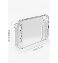 NS Switch 2 Uyumlu Darbe Emici Şeffaf Kılıf + Ekran Koruyucu Glass Mica Cam - Full Koruma Komple Kit