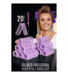 Kafes Gece Bigudisi 2.5 cm 20 Adet Solingen Professional