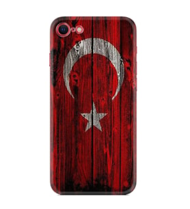 Apple iPhone 5 6 7 8 Plus Se XR Kılıf Desemli Silikon Şanlı Türk Bayrağı 2 1317