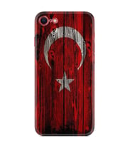 Apple iPhone 5 6 7 8 Plus Se XR Kılıf Desemli Silikon Şanlı Türk Bayrağı 2 1317