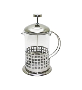 FRENCH PRESS 800ML CAM BİTKİ SÜZGEÇİ METAL KAFES - KAPAK (4767)