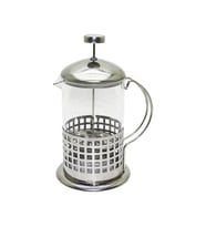 FRENCH PRESS 800ML CAM BİTKİ SÜZGEÇİ METAL KAFES - KAPAK (4767)