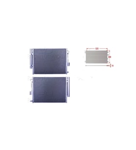 Klima Radyatörü 525x388x16 – 97606-A7000-Wisco - Hyundaı I30 1.6t-Gdı 12 Ve Sonrası Uyumlu