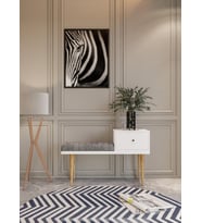 Merlin Mobilya Paris Modern Puf Beyaz