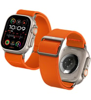 Lite Fit Ultra Bileklik Apple Watch Ultra 2/1 49 mm, Seri 10 46 mm ve 9/8/7/6/5/4/SE 45 mm Serisi için geliştirilmiştir, 44 mm Ayarlanabilir Naylon Solo Kayış