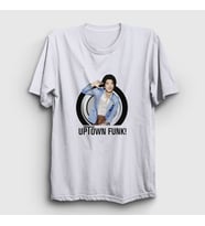 Presmono Unisex Beyaz Uptown Funk Müzik Bruno Mars T-Shirt 477950tt