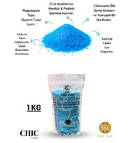 Chic Nail Manikür & Pedikür ve Banyo Tuzu Blue Ocean 1 KG / Epsom Tuzu / İngiliz Tuzu