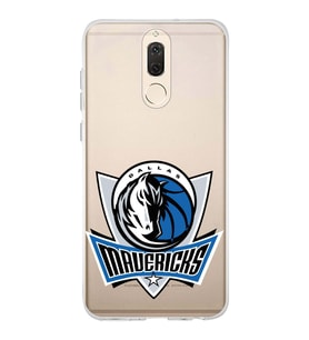 Huawei Mate 10 Lite Uyumlu Kapak Dallas Mawericks Tasarımlı Şeffaf Silikon Kılıf
