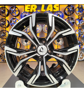 4 Adet BK-5920 6.5*15 4*100 ET35 60.1 BLACK MACK JANT (Takım)