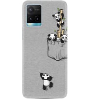Vivo Y11S Y21S Y20 Y20S Y70 Kılıf Desemli Silikon Pandalar 1798